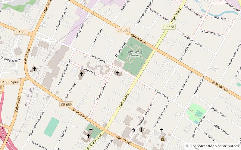 Columbus Hall location map