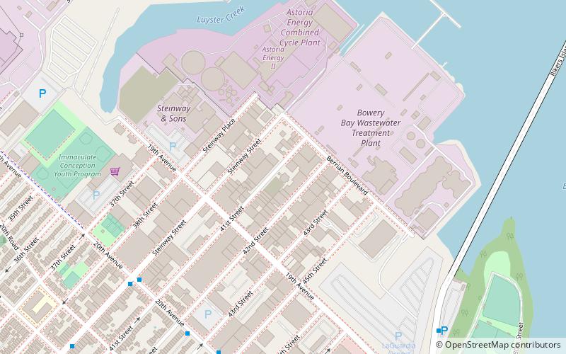 Steinway Mansion location map