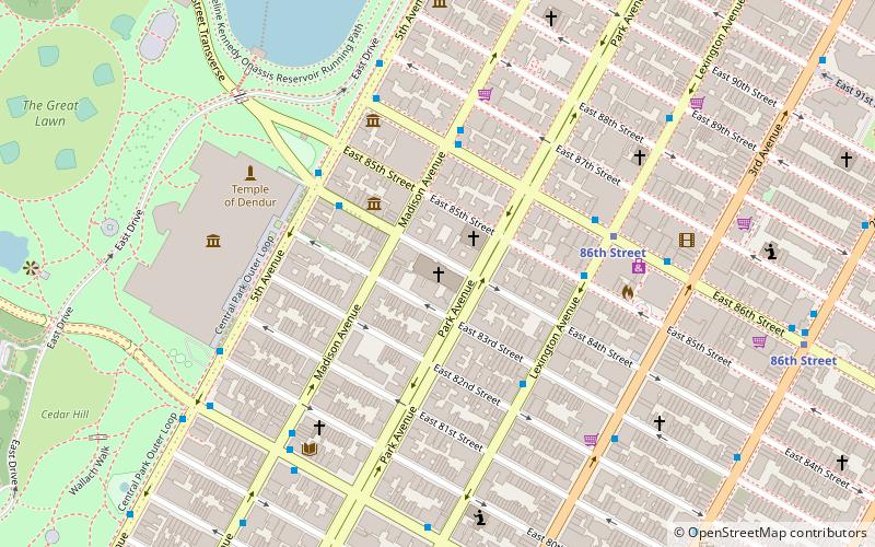 Église Saint-Ignace-de-Loyola de New York location map