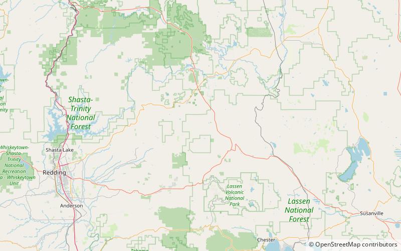 Twin Buttes location map