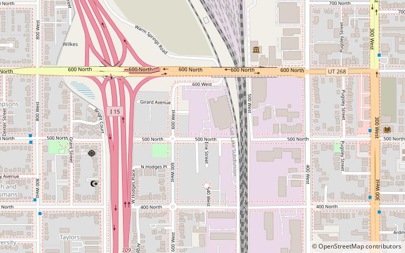 Fifth Ward Meetinghouse location map