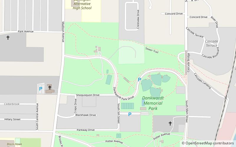 Dankwardt Park location map