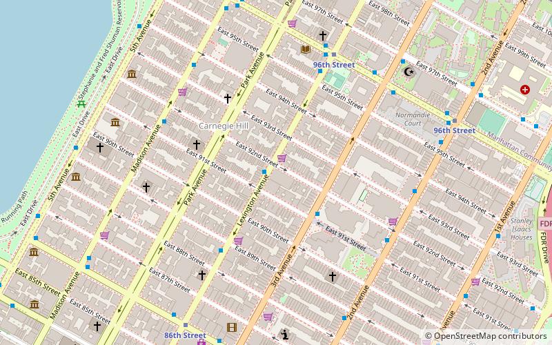 92nd Street Y location map