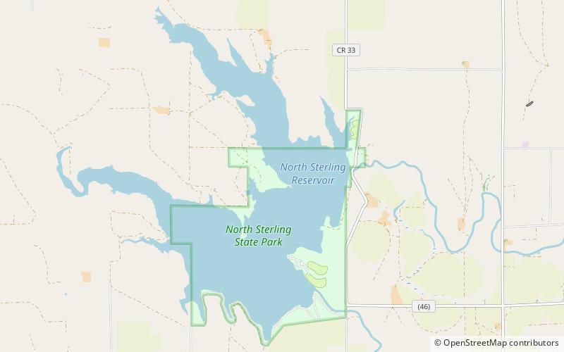 North Sterling State Park location map