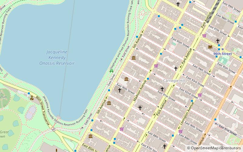 Carnegie Mansion location map