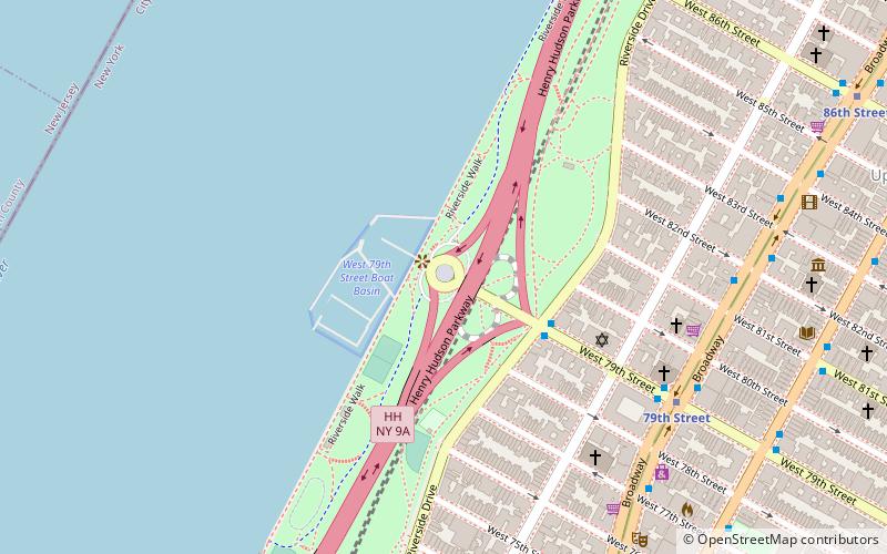 79th Street Boat Basin location map