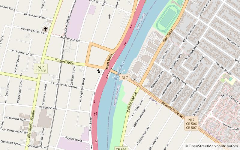 Belleville Turnpike Bridge location map
