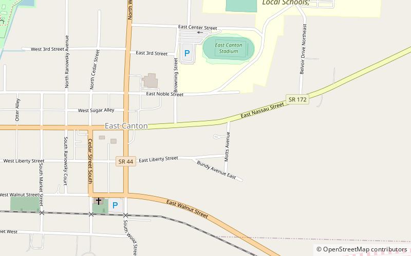 East Canton location map