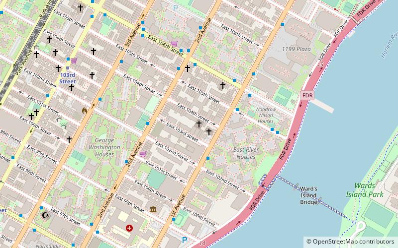 St. Lucy Church location map