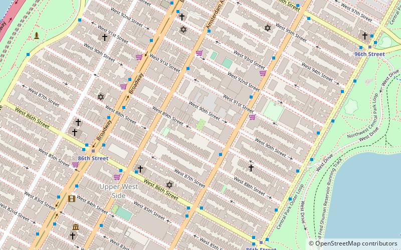 West Side Community Garden location map