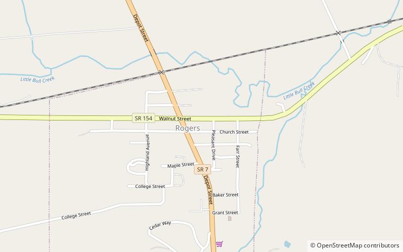 Rogers location map