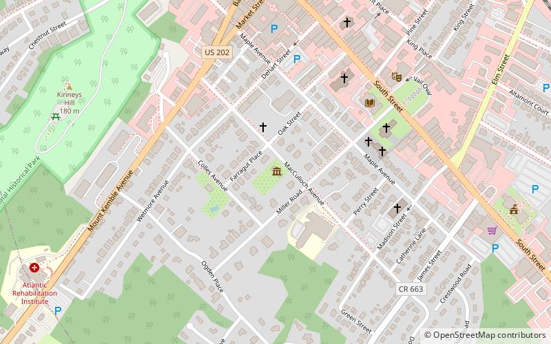 Macculloch Hall location map