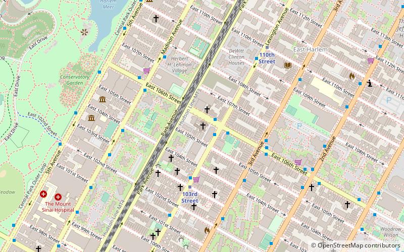 St. Cecilia Church and Convent location map