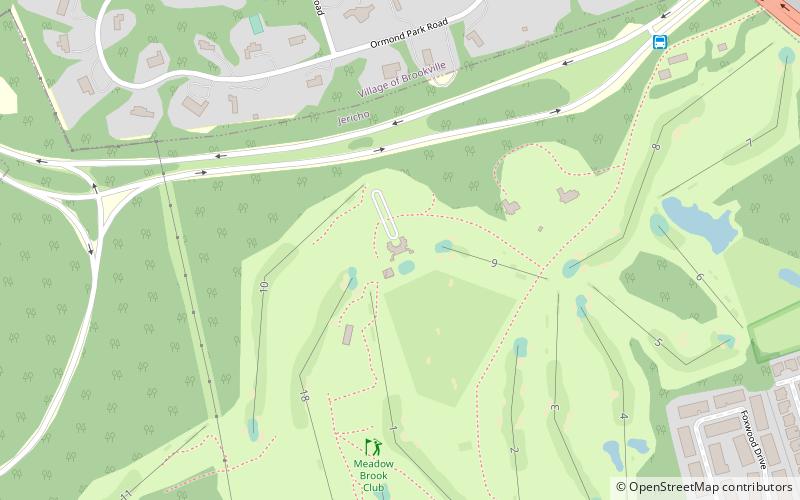 Meadow Brook Golf Club location map