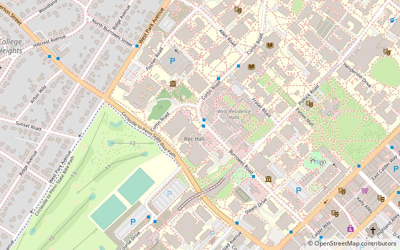 Rec Hall location map