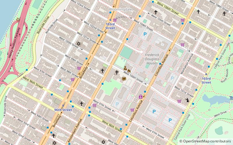 Trinity Lutheran Church of Manhattan location map