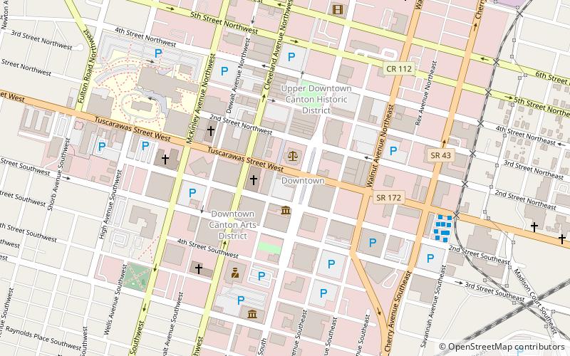 First Ladies National Historic Site location map