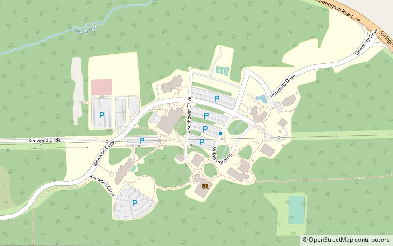 Ohio State University at Mansfield location map