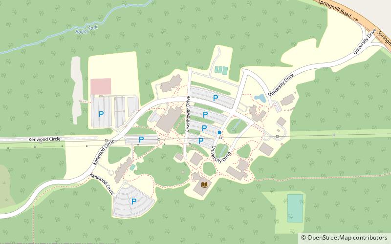 The Ohio State University at Mansfield location map