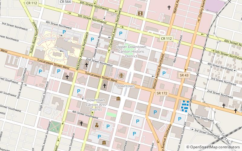 Stark County Courthouse location map