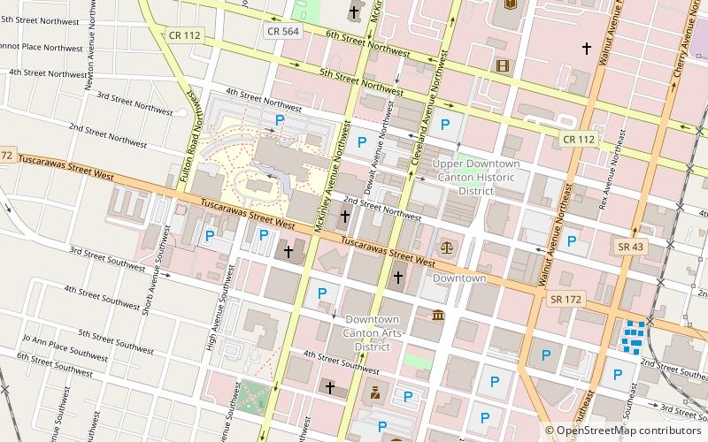 canton daily news building location map