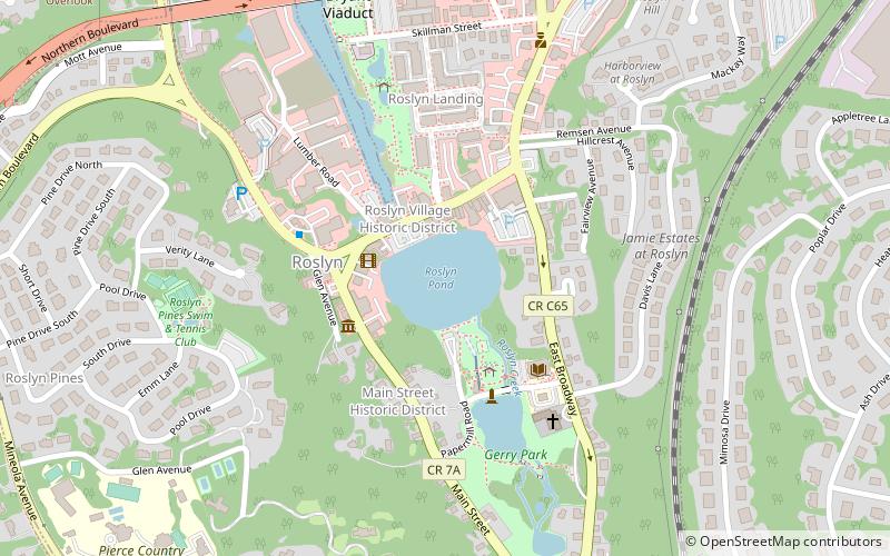 Roslyn Pond location map