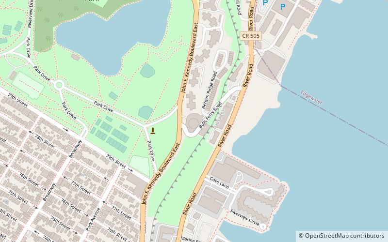 Hudson County Park System location map