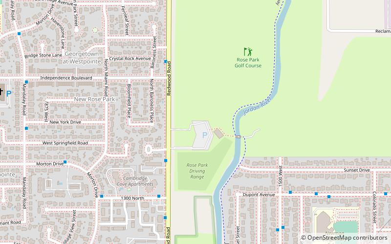 Rose Park Golf Course location map