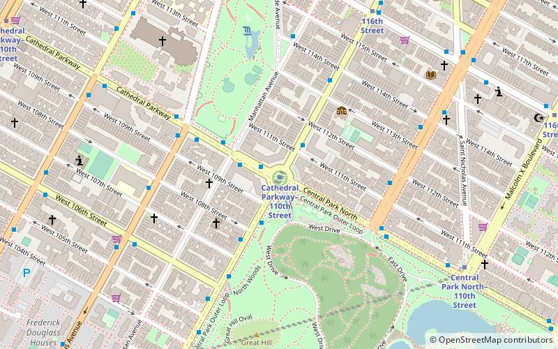 Frederick Douglass Memorial location map