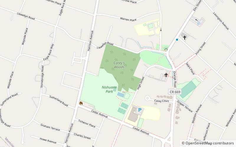 Nishuane Park location map