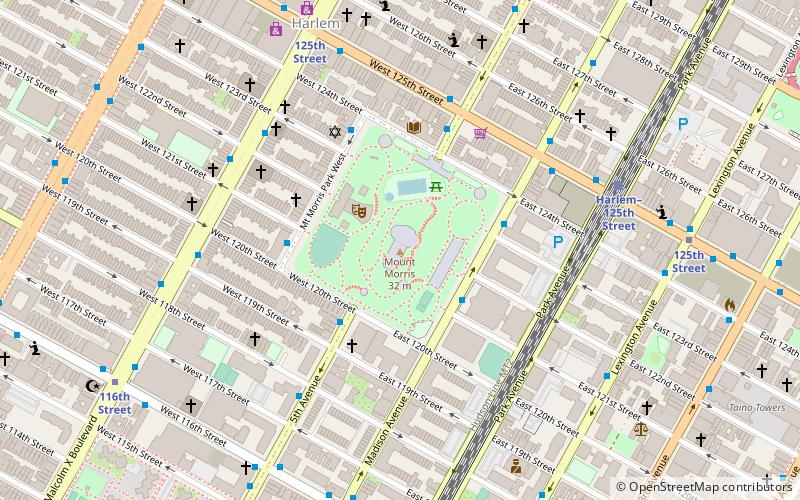Marcus Garvey Park location map