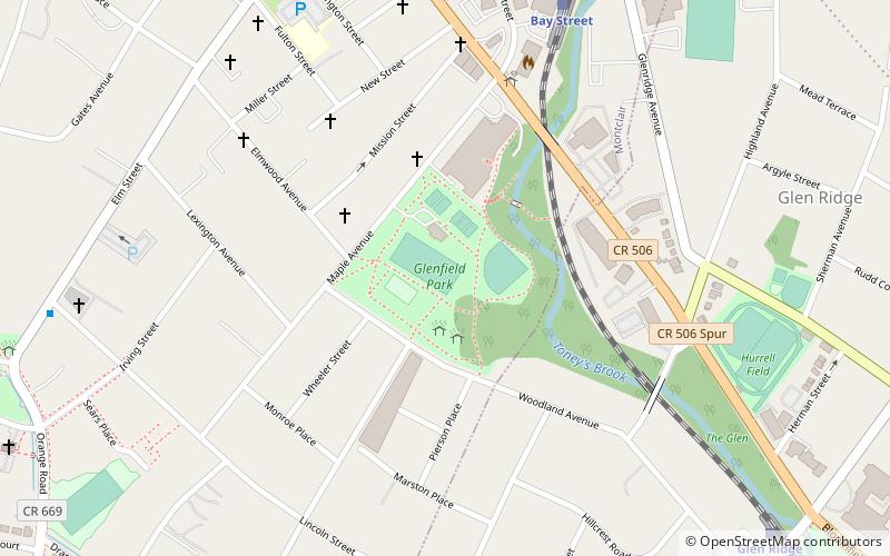 Glenfield Park location map