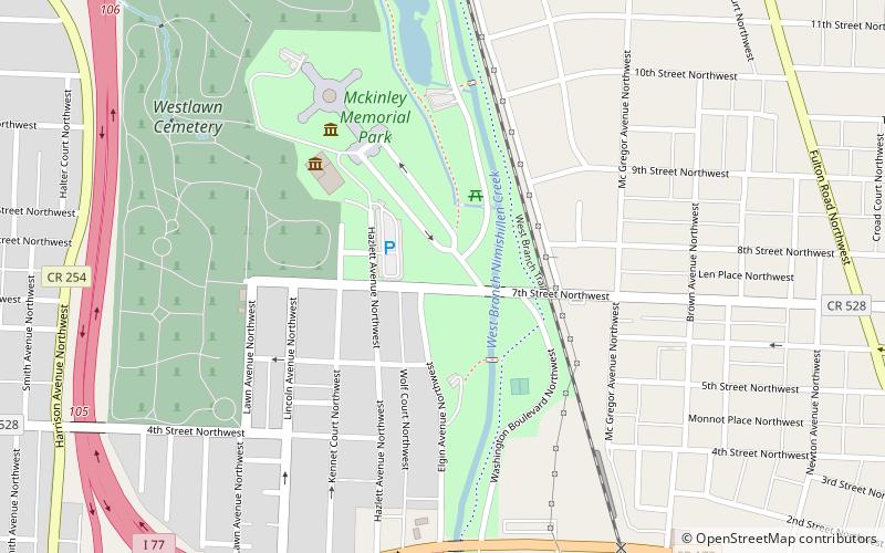 McKinley National Memorial location map