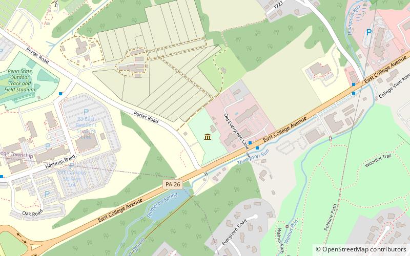 Centre County Historical Society location map