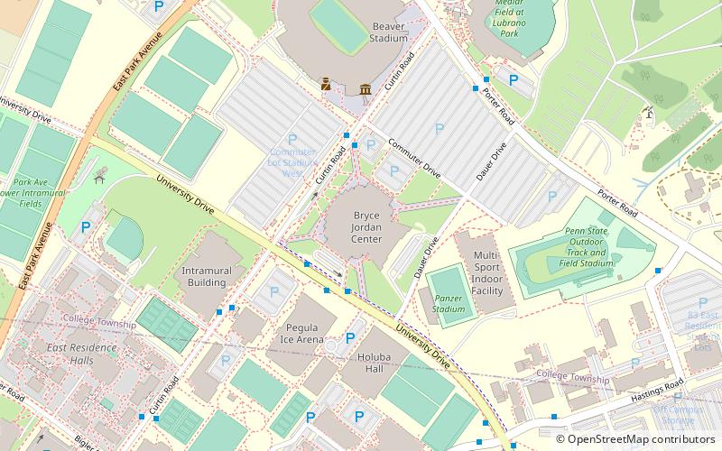 Bryce Jordan Center location map