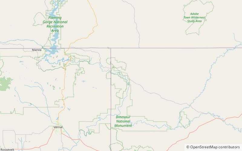 Browns Park National Wildlife Refuge location map