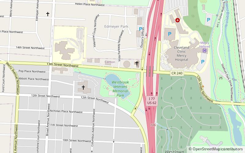 westbrook veterans memorial park canton location map