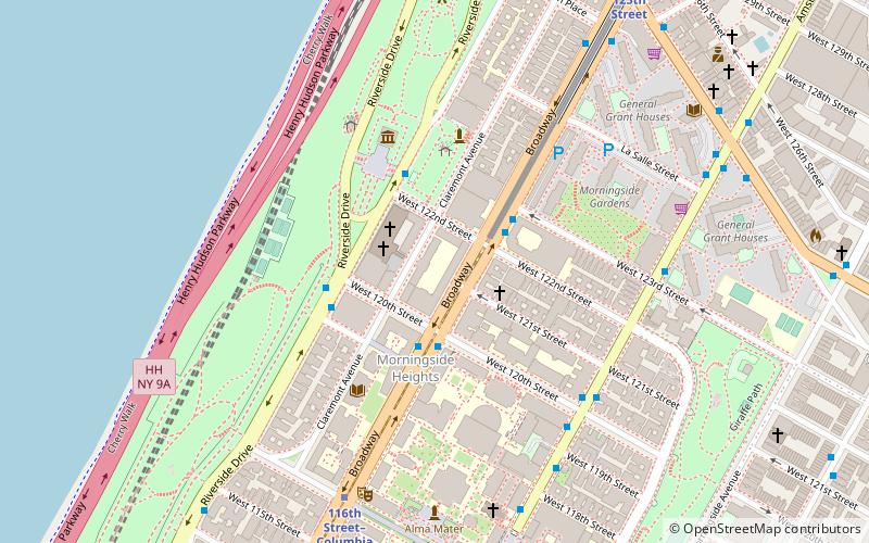 Union Theological Seminary location map