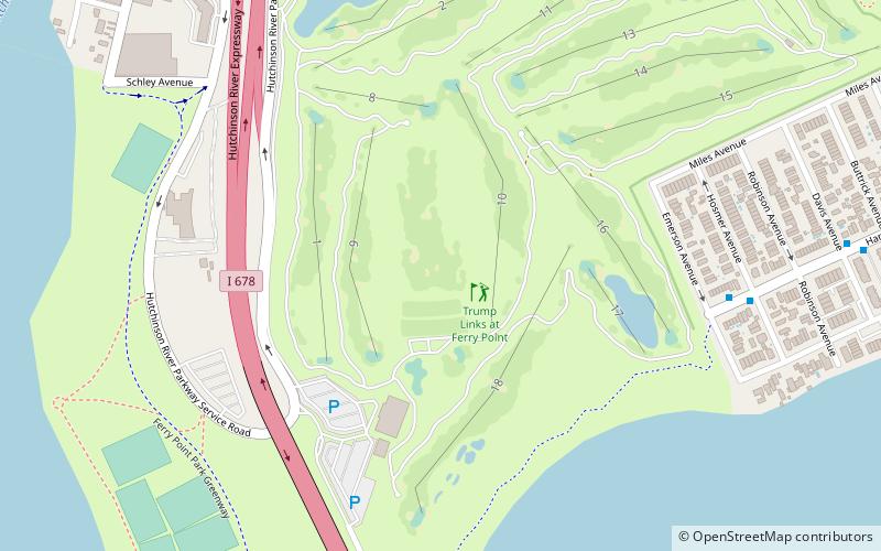 Parc de Ferry Point location map