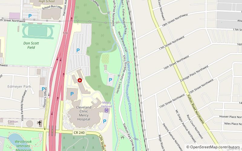 stadium park canton location map