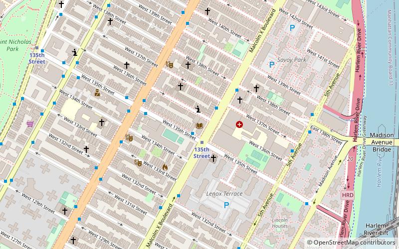 Schomburg Center for Research in Black Culture location map