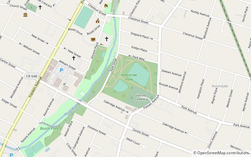 yanticaw park nutley location map