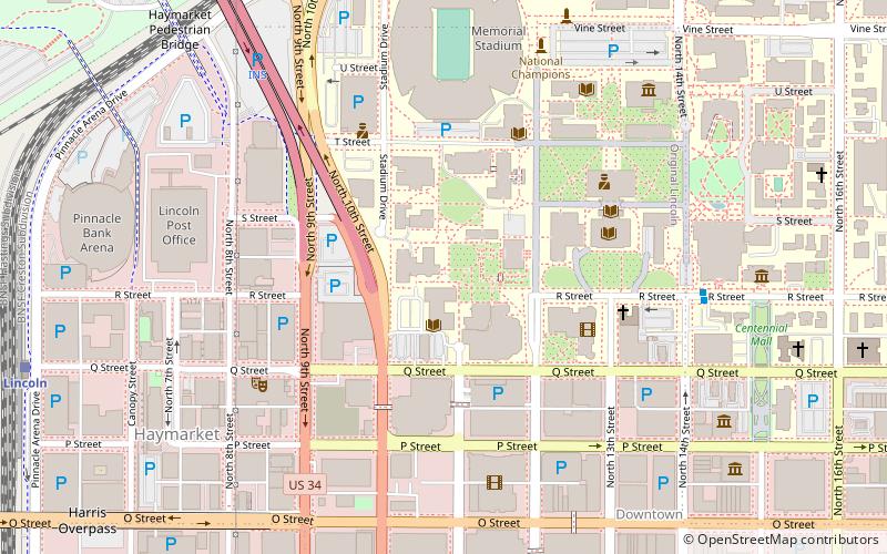 Old University Library location map