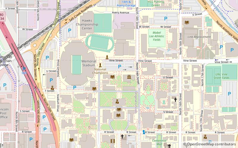 mueller tower lincoln location map