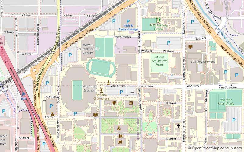 Nebraska Coliseum location map