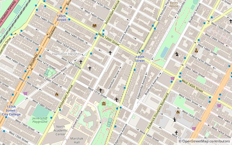 Hamilton Grange National Memorial location map