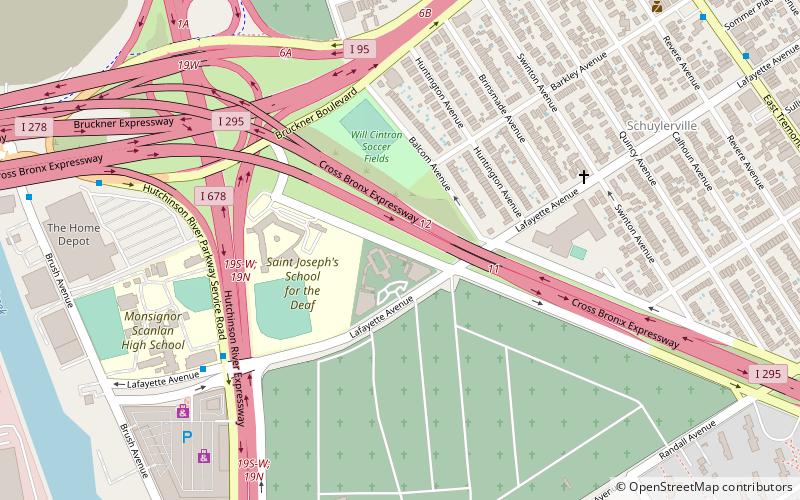 Saint Raymond's Cemetery location map