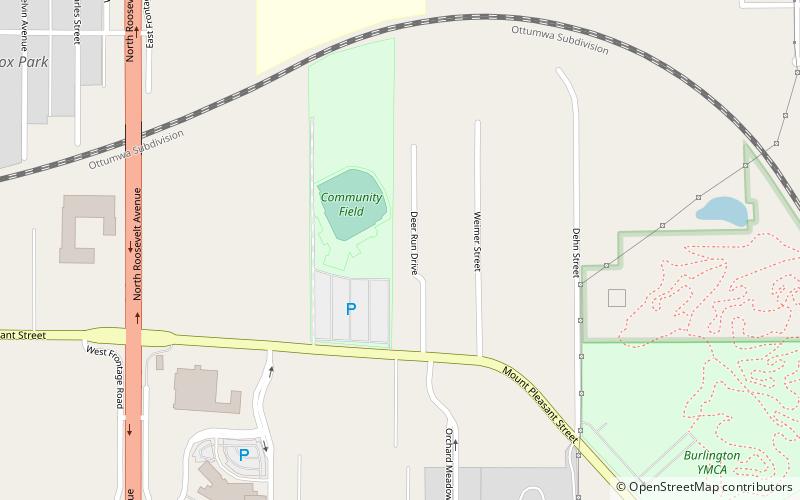 Community Field location map