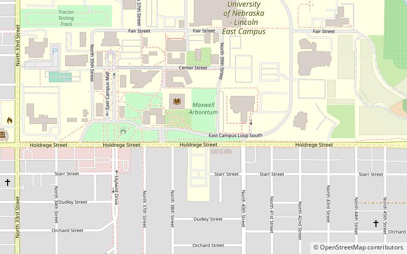 Maxwell Arboretum location map