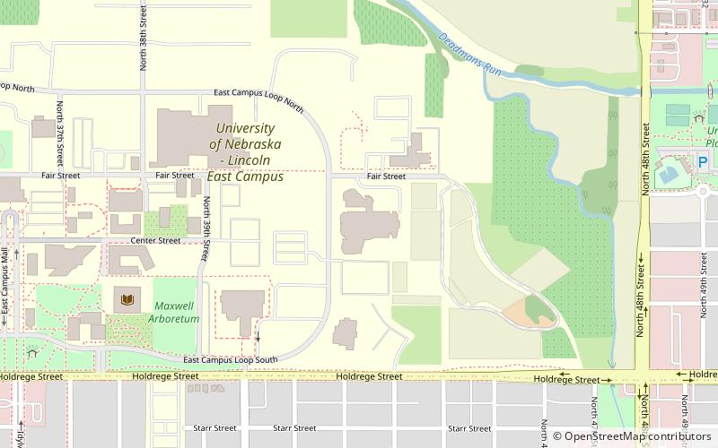 University of Nebraska College of Law location map